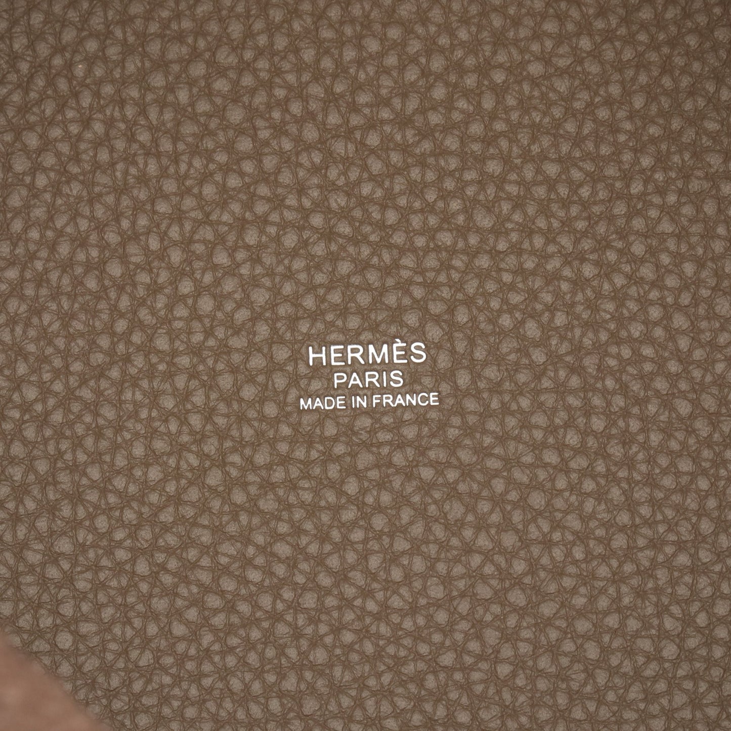 ピコタンロックPM エトゥープ ハンドバッグ トリヨンクレマンス グレーブラウン シルバー金具 K刻印 エルメス バッグ HERMES