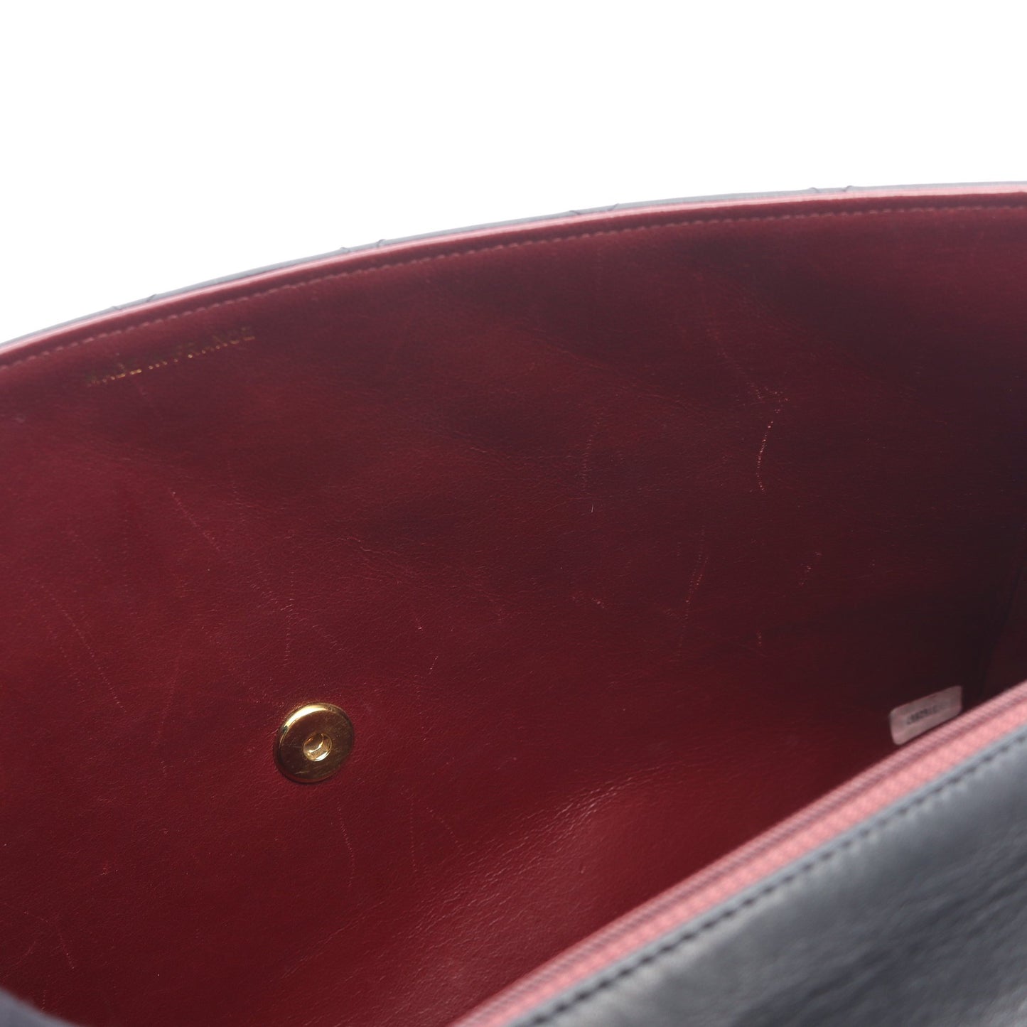 デカマトラッセ34 Wチェーンショルダーバッグ ラムスキン ブラック ゴールド金具 シャネル