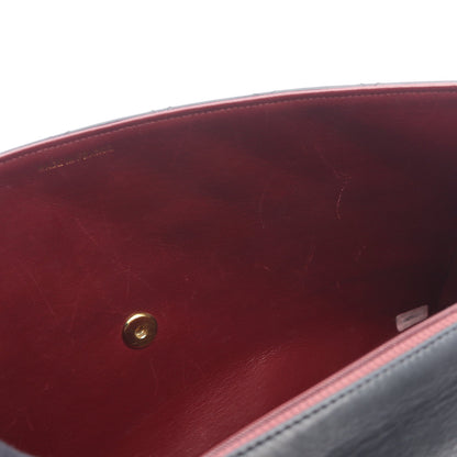 デカマトラッセ34 Wチェーンショルダーバッグ ラムスキン ブラック ゴールド金具 シャネル