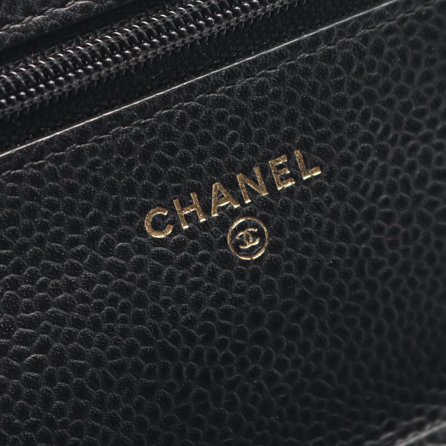 マトラッセ チェーンウォレット キャビアスキン ブラック ゴールド金具 シャネル バッグ CHANEL