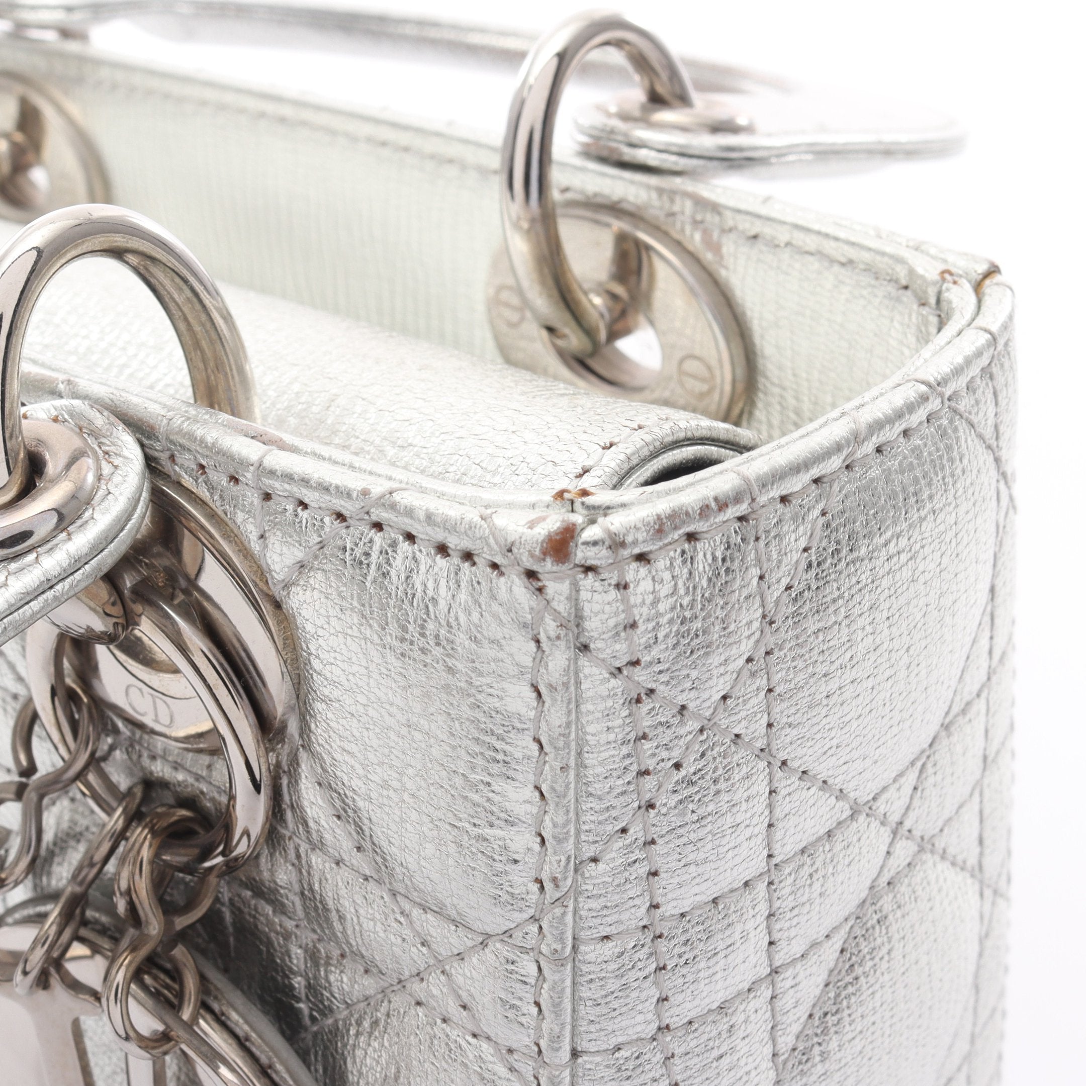 LADY DIOR MY ABCDIOR レディディオール カナージュ ハンドバッグ