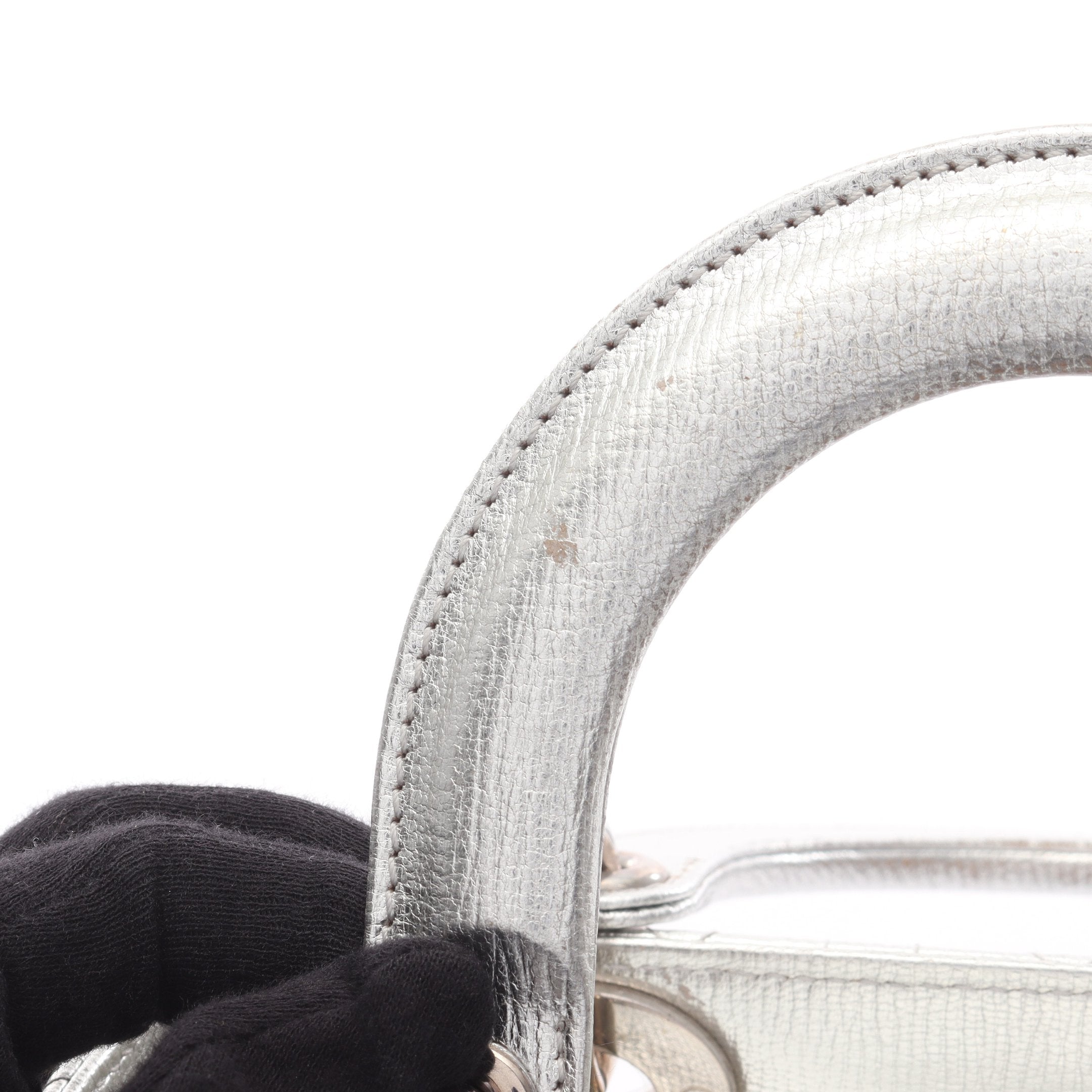 LADY DIOR MY ABCDIOR レディディオール カナージュ ハンドバッグ