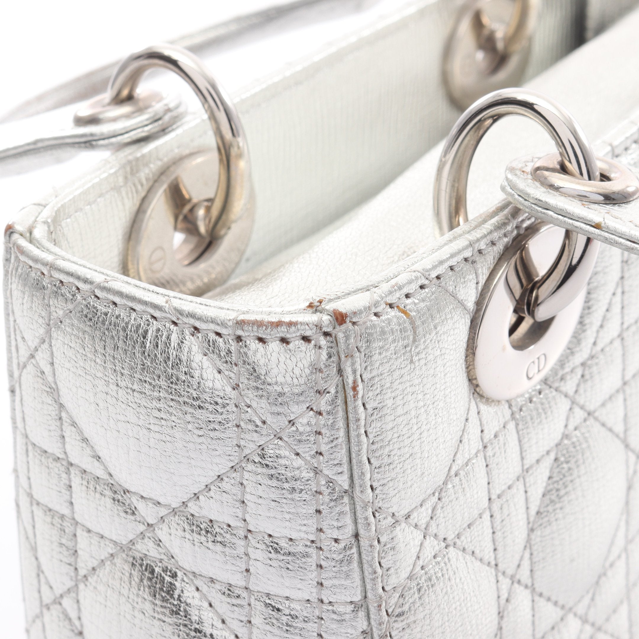 LADY DIOR MY ABCDIOR レディディオール カナージュ ハンドバッグ