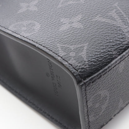 サックプラ クロス モノグラムエクリプス ハンドバッグ PVC レザー ブラック 2WAY ルイヴィトン バッグ LOUIS VUITTON