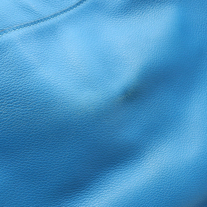リンディ30 ブルーイドラ ショルダーバッグ エバーカラー ブルー シルバー金具 T刻印 エルメス バッグ HERMES