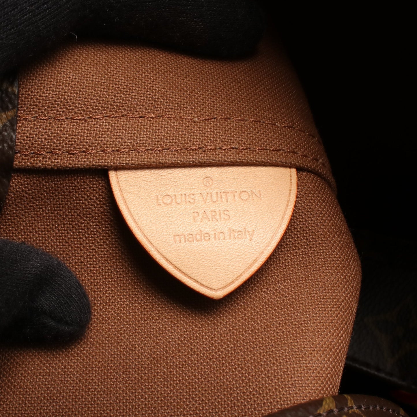 アトランティスGM モノグラム ハンドバッグ PVC レザー ブラウン 2WAY ルイヴィトン バッグ LOUIS VUITTON