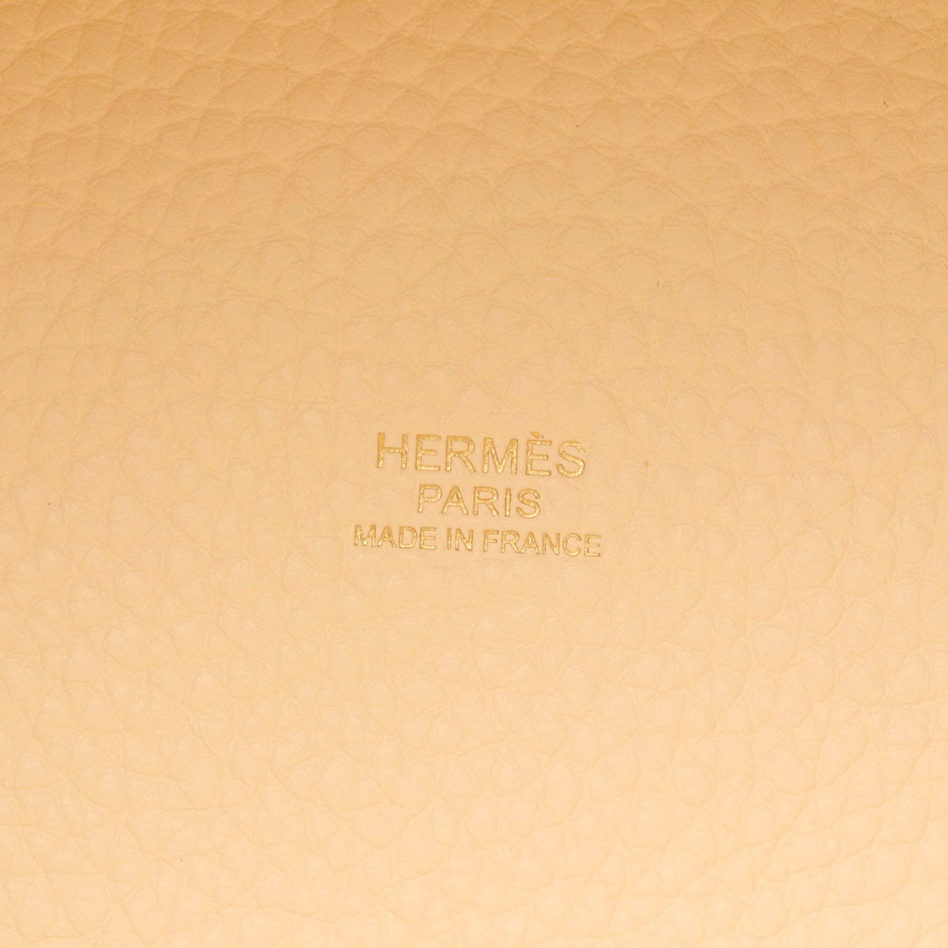 ピコタンロックPM ナタ ハンドバッグ トリヨンクレマンス アイボリー ゴールド金具 Z刻印 エルメス バッグ HERMES