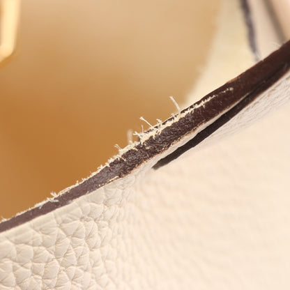 ピコタンロックPM ナタ ハンドバッグ トリヨンクレマンス アイボリー ゴールド金具 Z刻印 エルメス バッグ HERMES