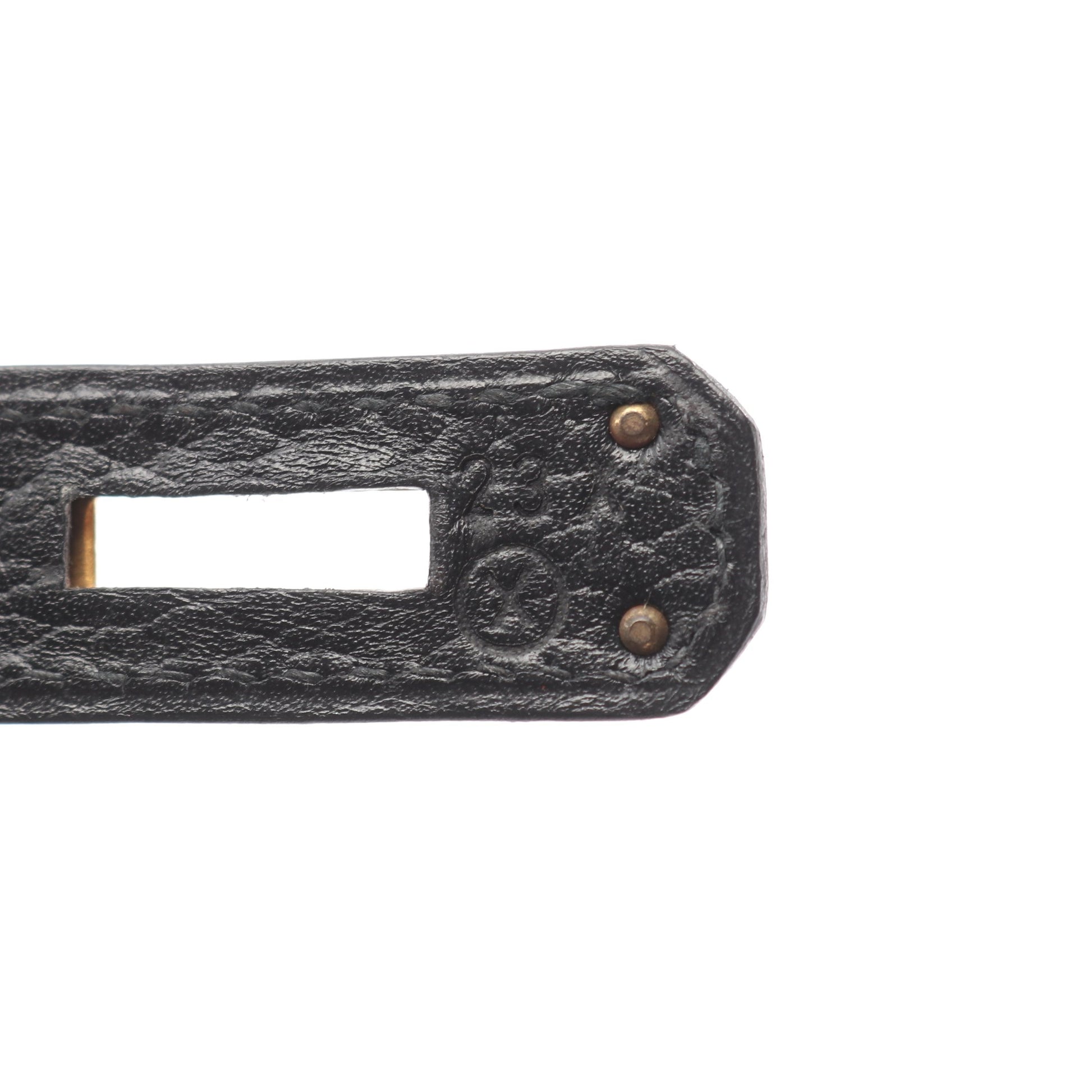 ケリー32 ハンドバッグ アルデンヌ ブラック ゴールド金具 2WAY 外縫い ○X刻印 エルメス バッグ HERMES