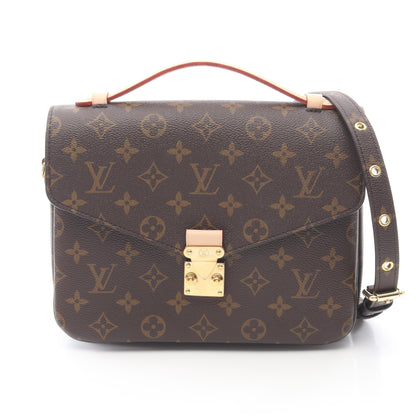 ポシェット メティス MM モノグラム ハンドバッグ PVC レザー ブラウン 2WAY ルイヴィトン バッグ LOUIS VUITTON