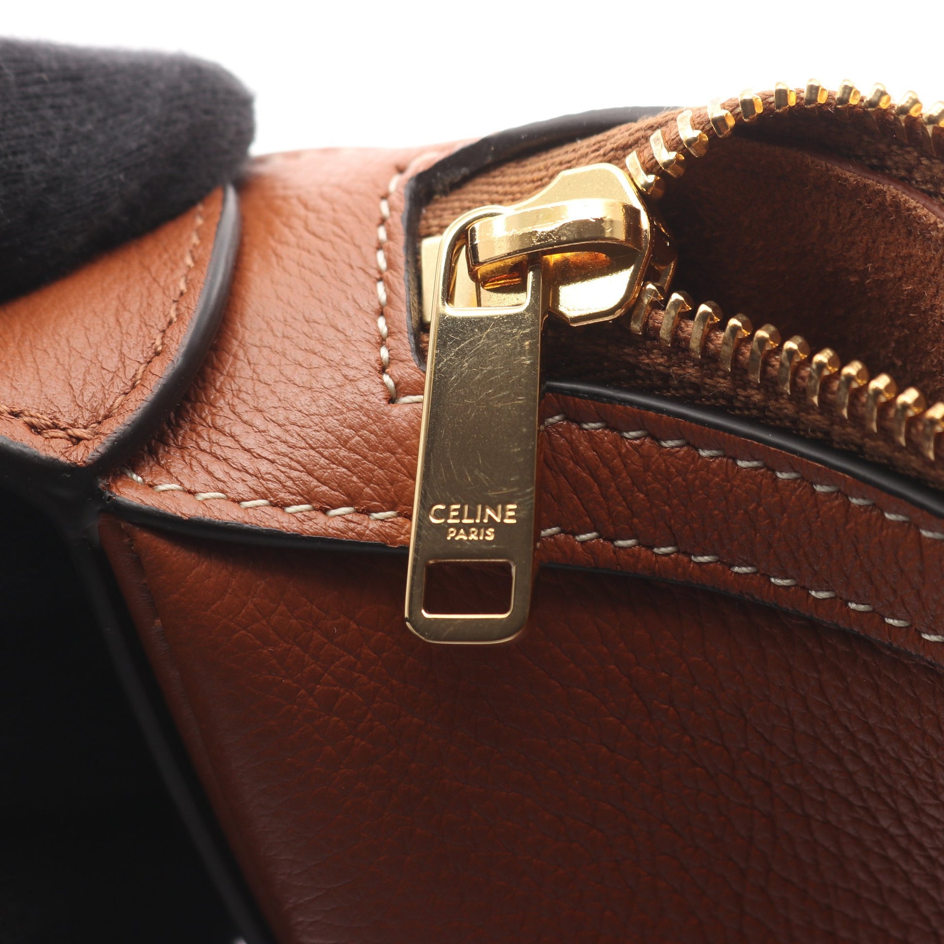 ミディアム エロイズ バッグ キュイル トリオンフ ワンショルダーバッグ レザー ブラウン セリーヌ バッグ CELINE