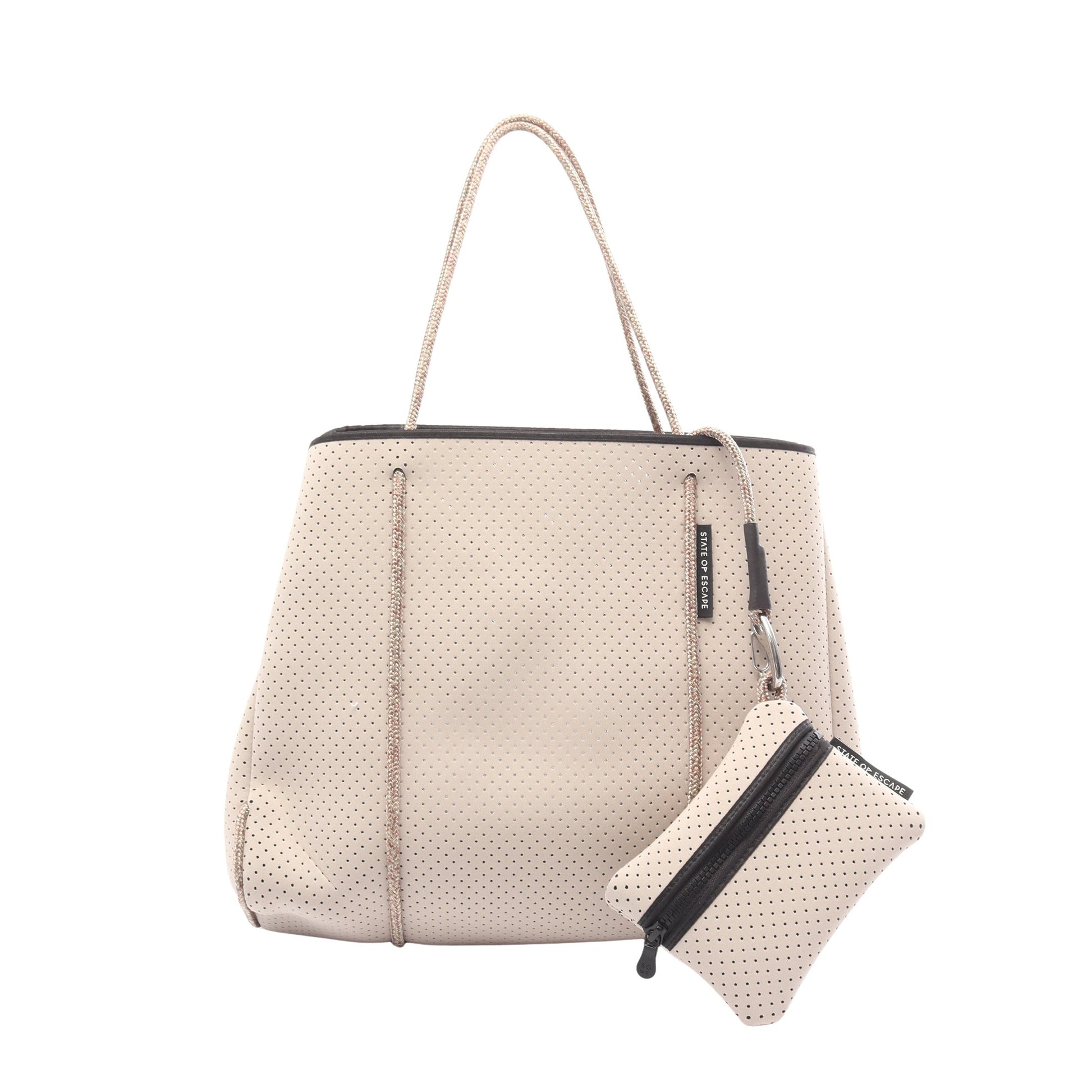 ESCAPE TOTE エスケープ ハンドバッグ トートバッグ ネオプレン ベージュ ステイトオブエスケープ バッグ STATE OF ESCAPE