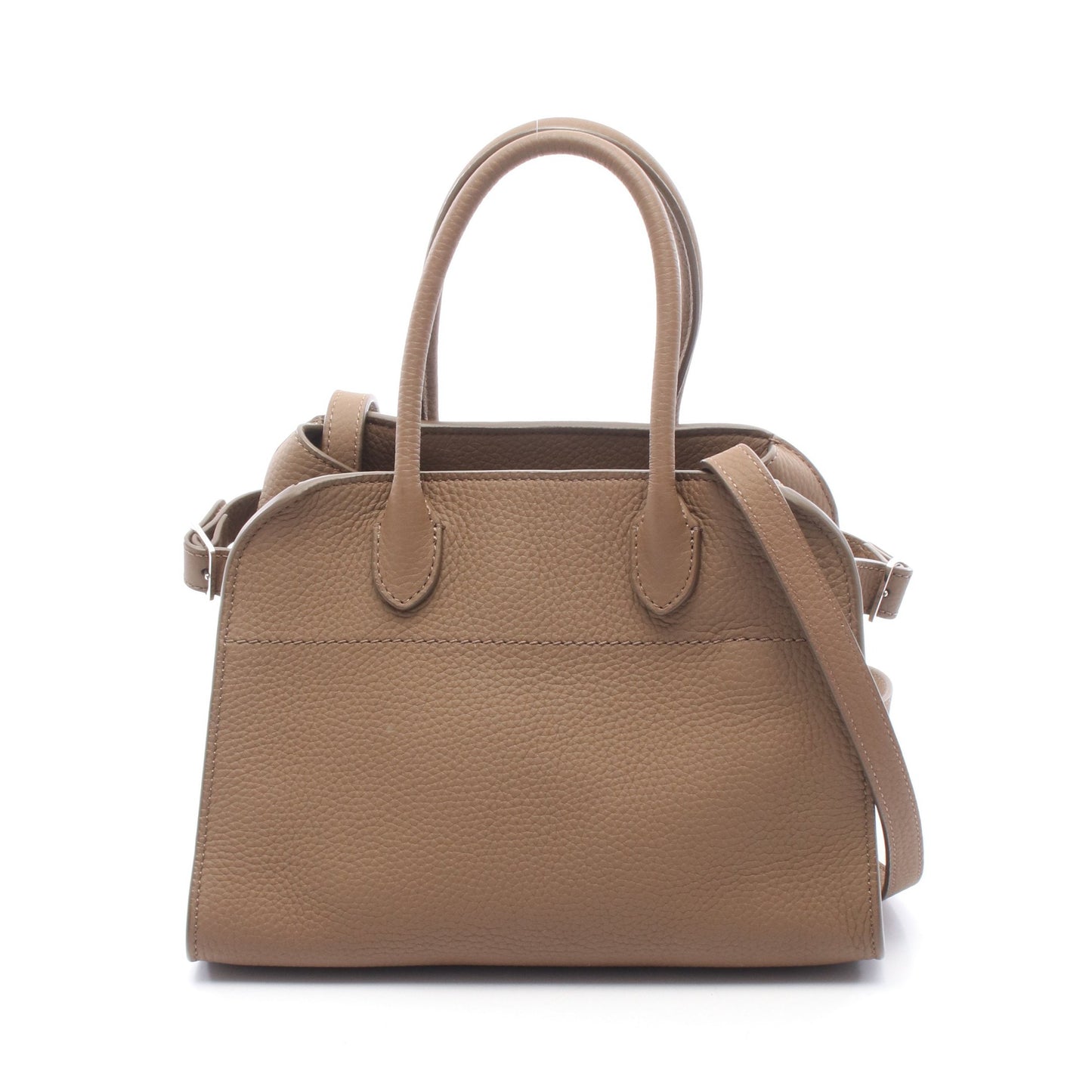 SOFT MARGAUX 10 マルゴー 2WAY ハンドバッグ レザー ブラウン ザロウ バッグ THE ROW