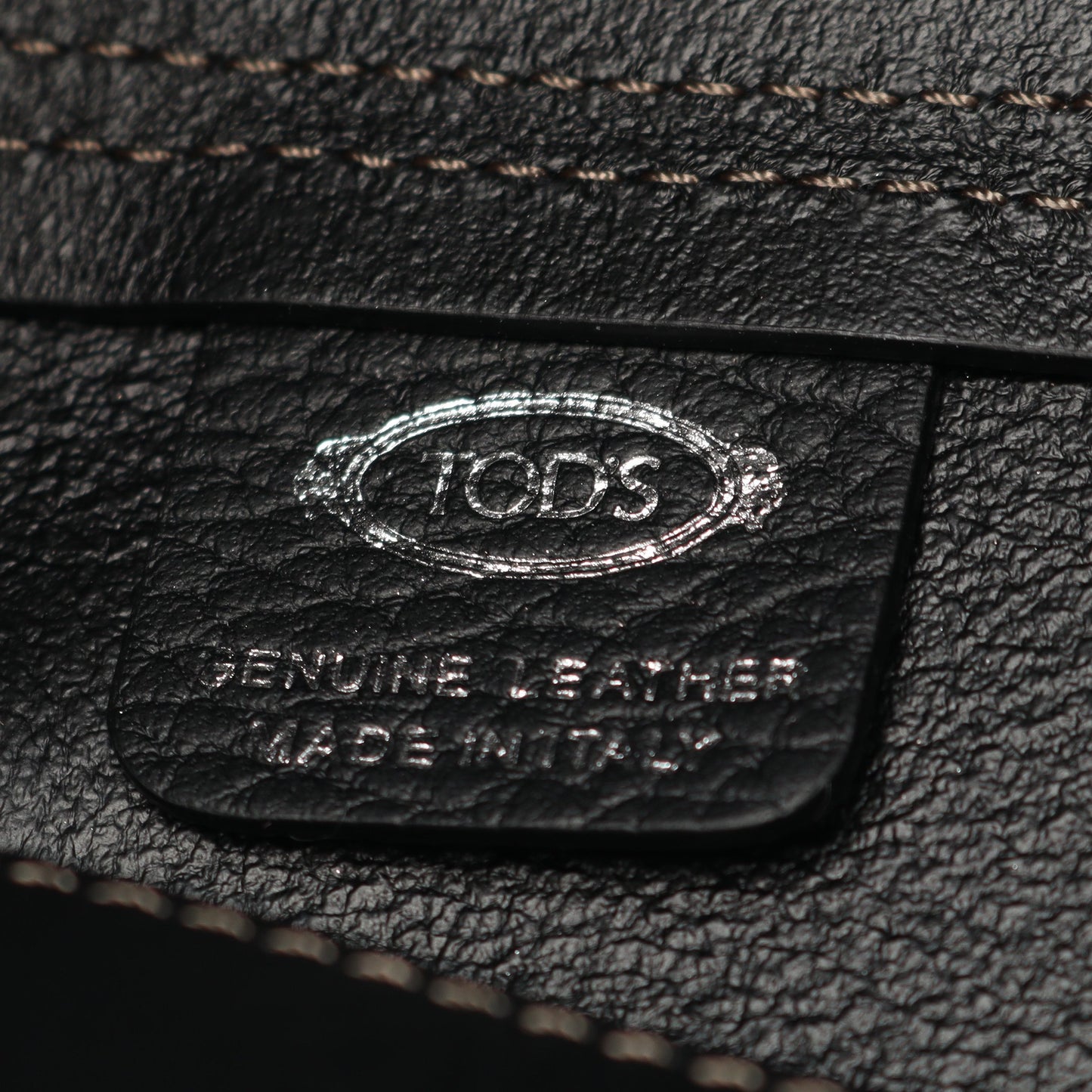 Tタイムレス マイクロ ハンドバッグ レザー ブラック 2WAY トッズ バッグ TOD'S