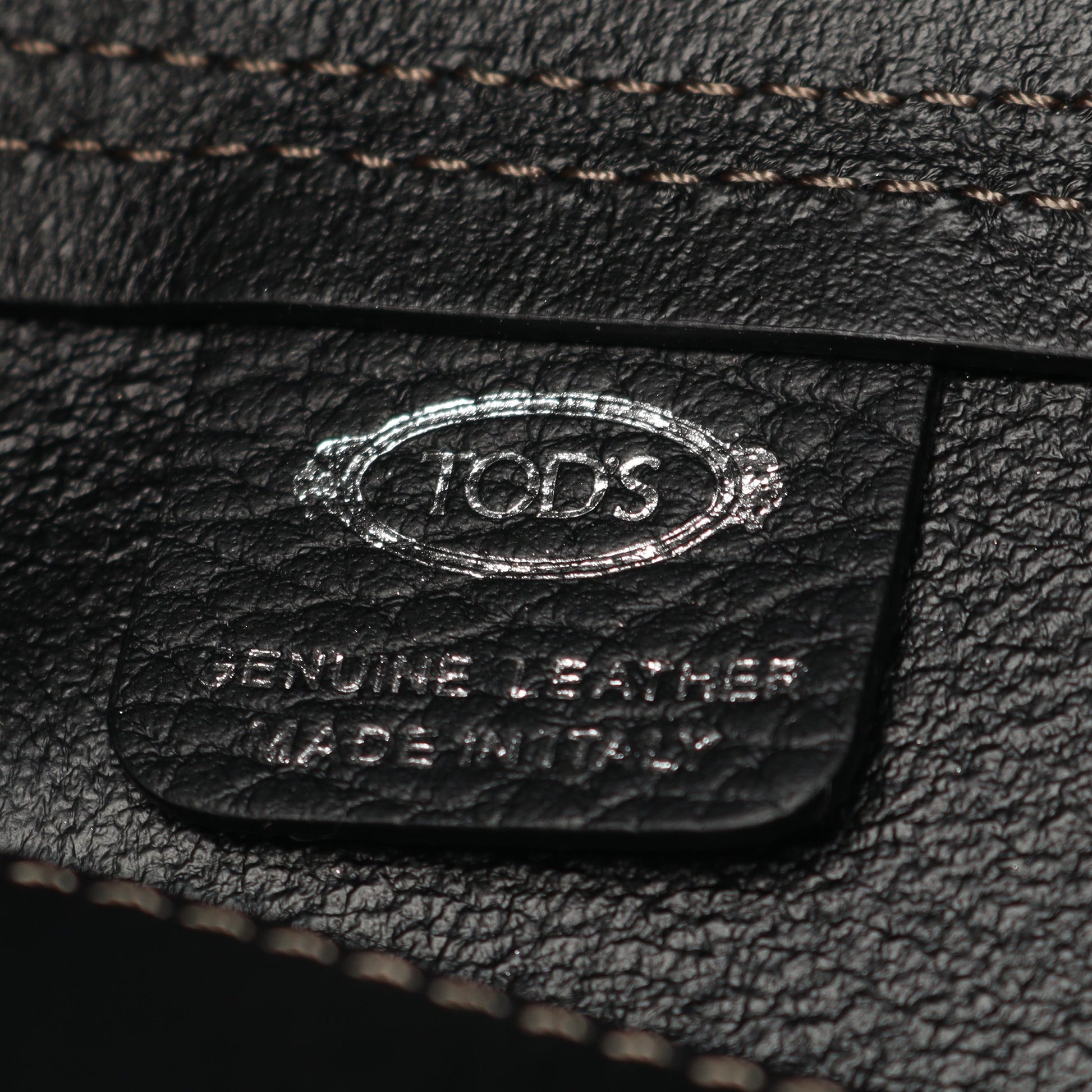 Tタイムレス マイクロ ハンドバッグ レザー ブラック 2WAY トッズ バッグ TOD'S