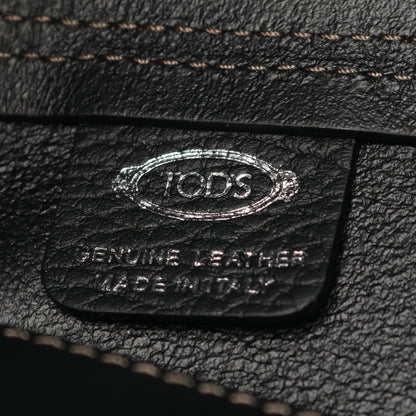 Tタイムレス マイクロ ハンドバッグ レザー ブラック 2WAY トッズ バッグ TOD'S