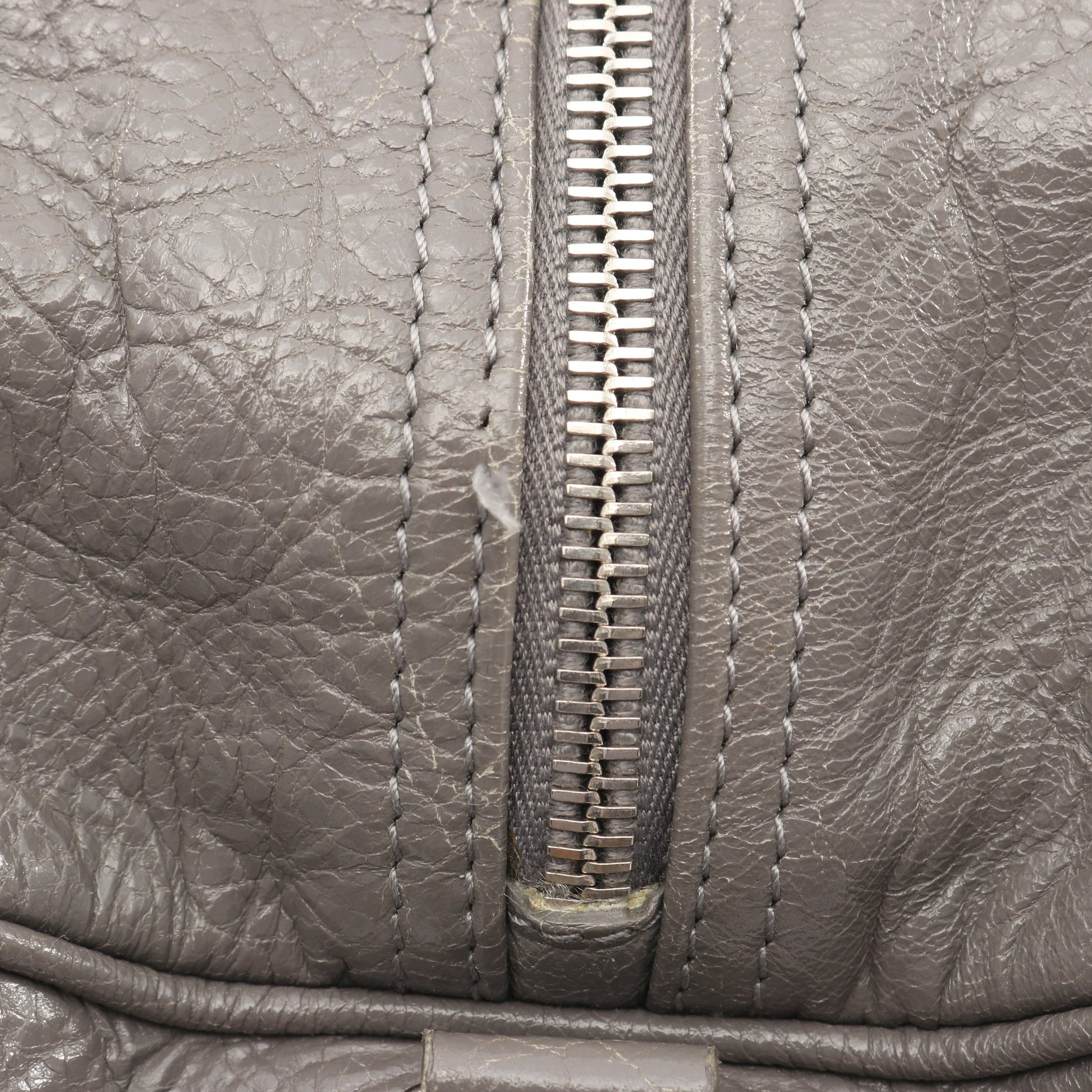 エア ホーボー ボストンバッグ レザー グレー 2WAY バレンシアガ バッグ BALENCIAGA