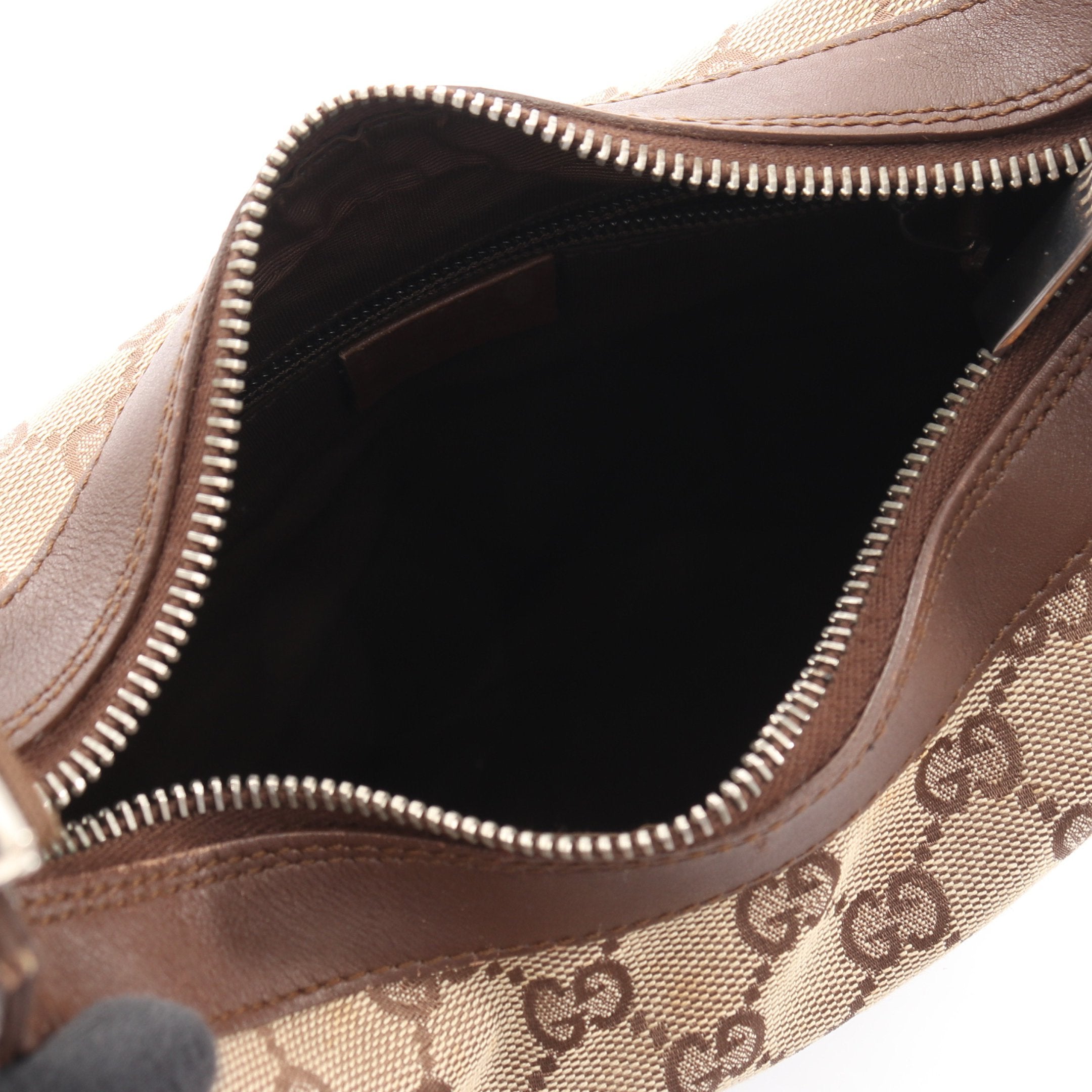 GGキャンバス ワンショルダーバッグ キャンバス レザー ベージュ