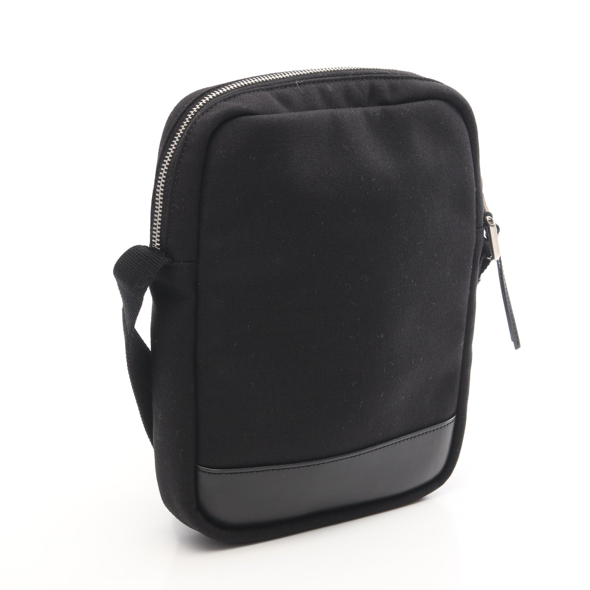 Rivington リビングトン ショルダーバッグ キャンバス レザー ブラック サンローランパリ バッグ SAINT LAURENT PARIS