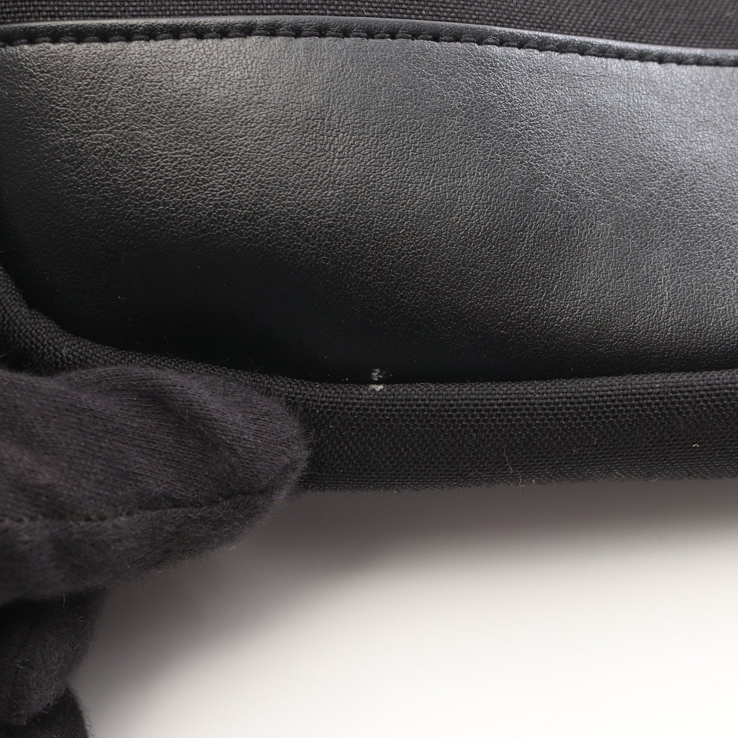 Rivington リビングトン ショルダーバッグ キャンバス レザー ブラック サンローランパリ バッグ SAINT LAURENT PARIS