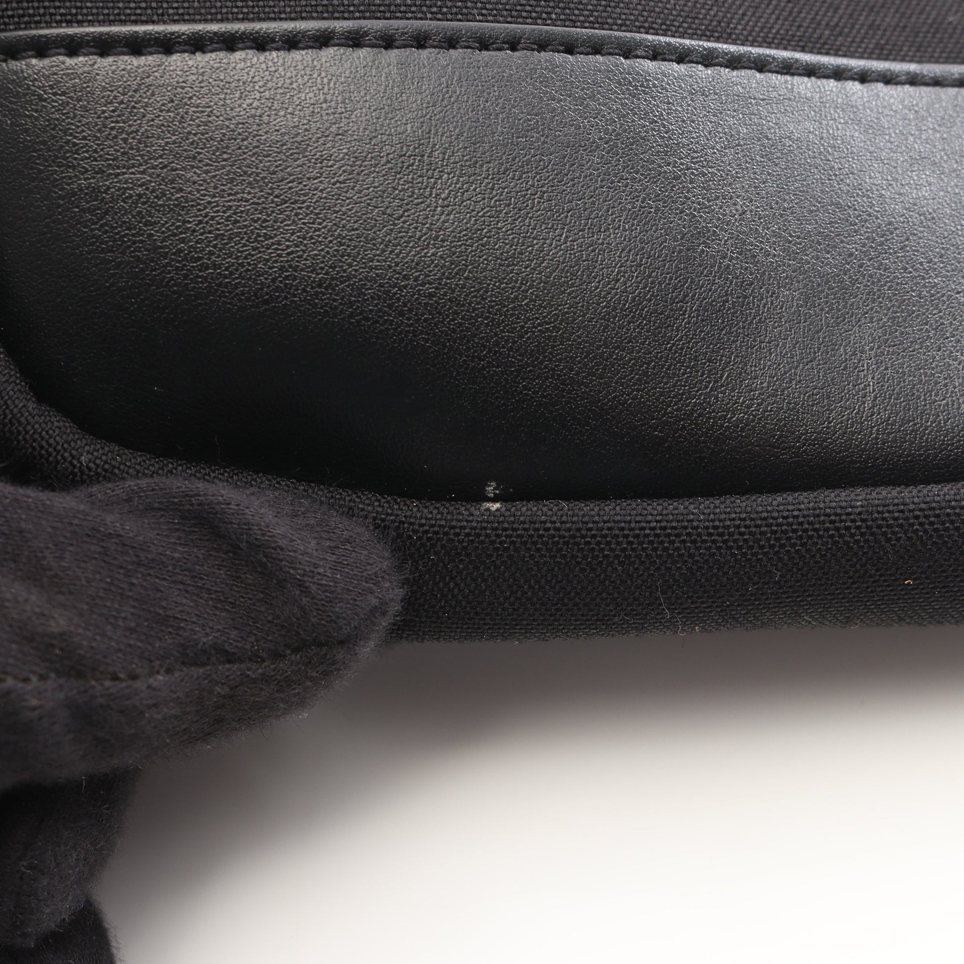 Rivington リビングトン ショルダーバッグ キャンバス レザー ブラック サンローランパリ バッグ SAINT LAURENT PARIS