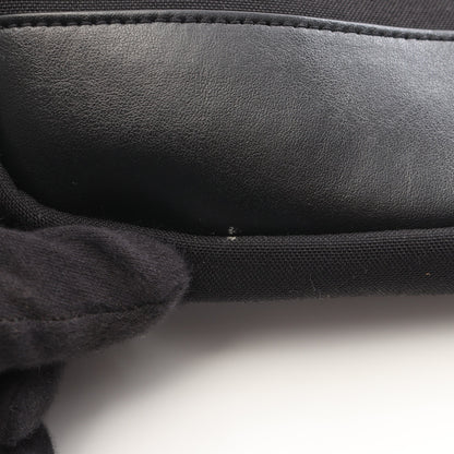 Rivington リビングトン ショルダーバッグ キャンバス レザー ブラック サンローランパリ バッグ SAINT LAURENT PARIS