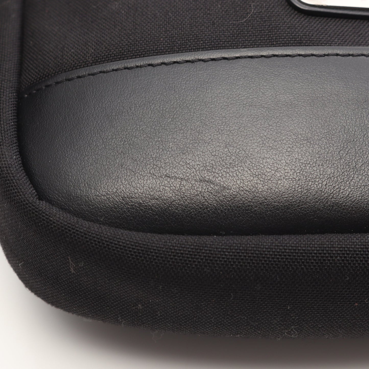 Rivington リビングトン ショルダーバッグ キャンバス レザー ブラック サンローランパリ バッグ SAINT LAURENT PARIS