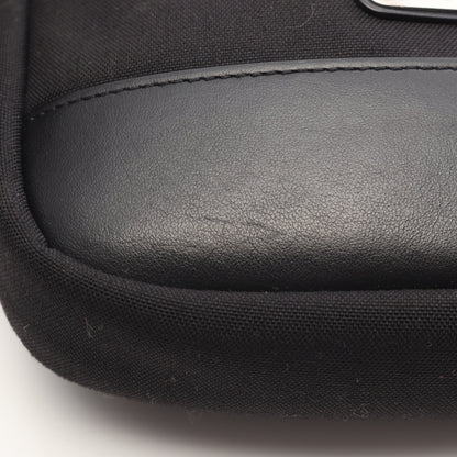 Rivington リビングトン ショルダーバッグ キャンバス レザー ブラック サンローランパリ バッグ SAINT LAURENT PARIS