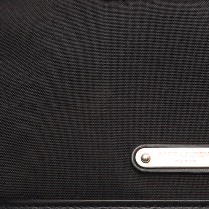 Rivington リビングトン ショルダーバッグ キャンバス レザー ブラック サンローランパリ バッグ SAINT LAURENT PARIS