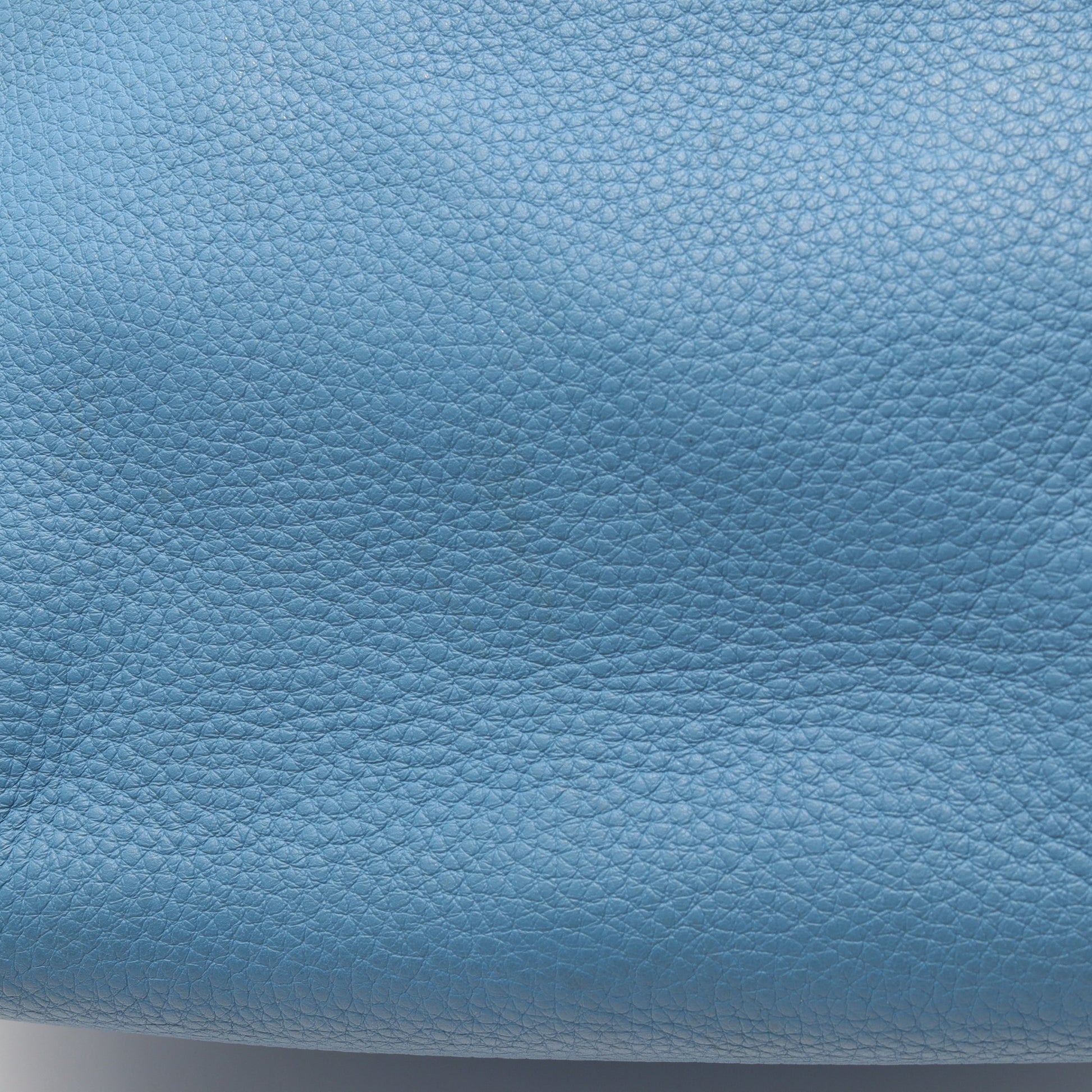 VITELLO PHENIX ショルダーバッグ トートバッグ レザー ブルー プラダ バッグ PRADA