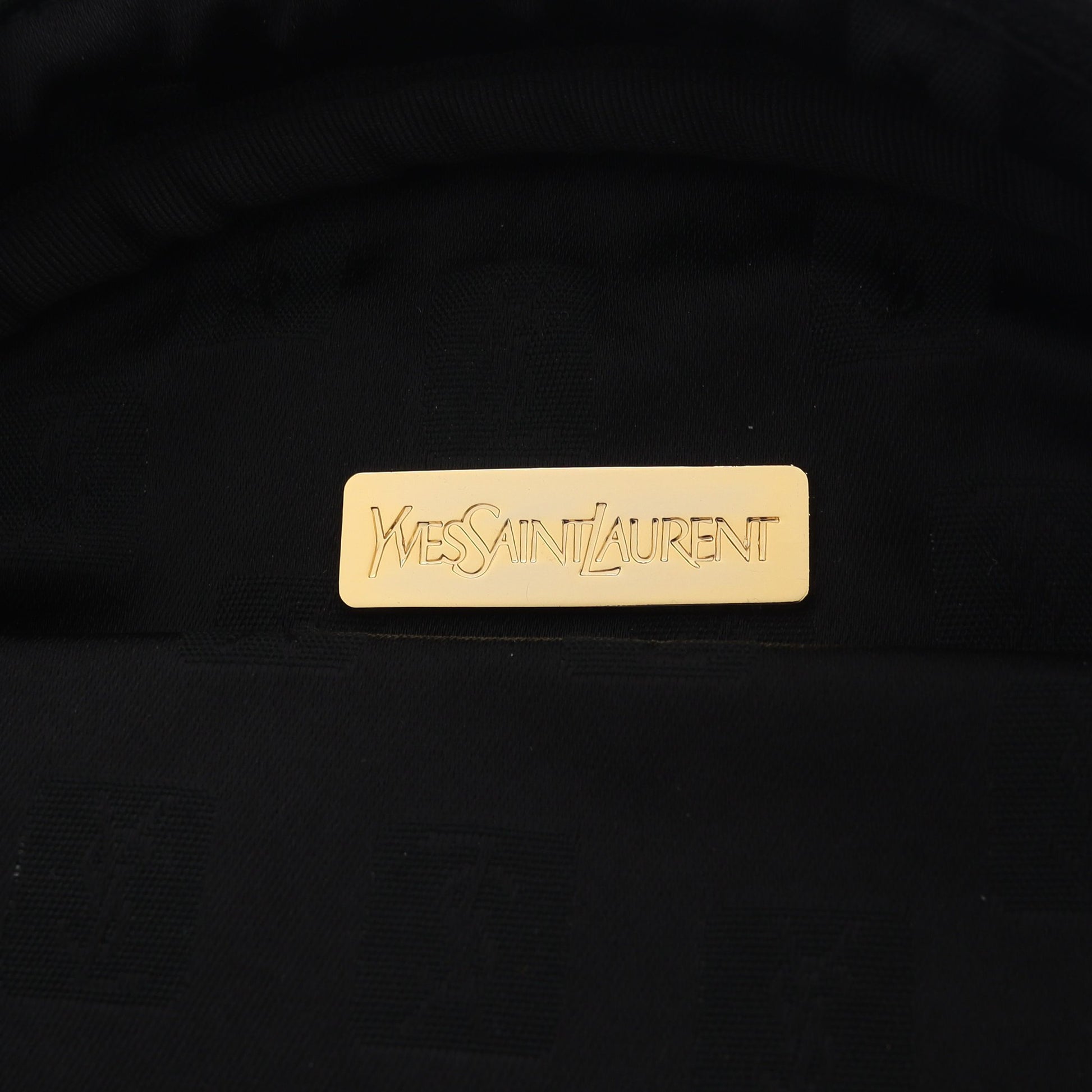 ハンドバッグ ロゴ ナイロン ネイビー イヴサンローラン バッグ YVES SAINT LAURENT