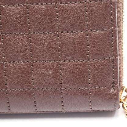 Cチャーム キルティング コインケース レザー ブラウン セリーヌ 財布・小物 CELINE