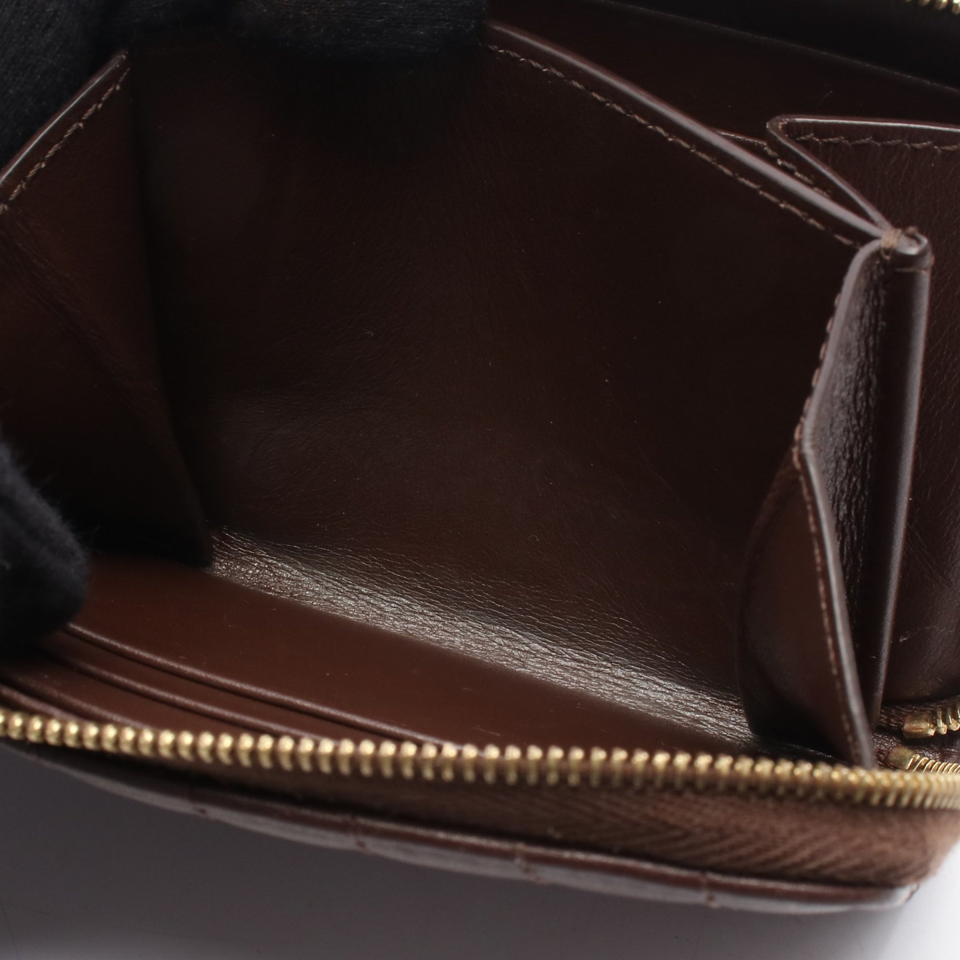 Cチャーム キルティング コインケース レザー ブラウン セリーヌ 財布・小物 CELINE