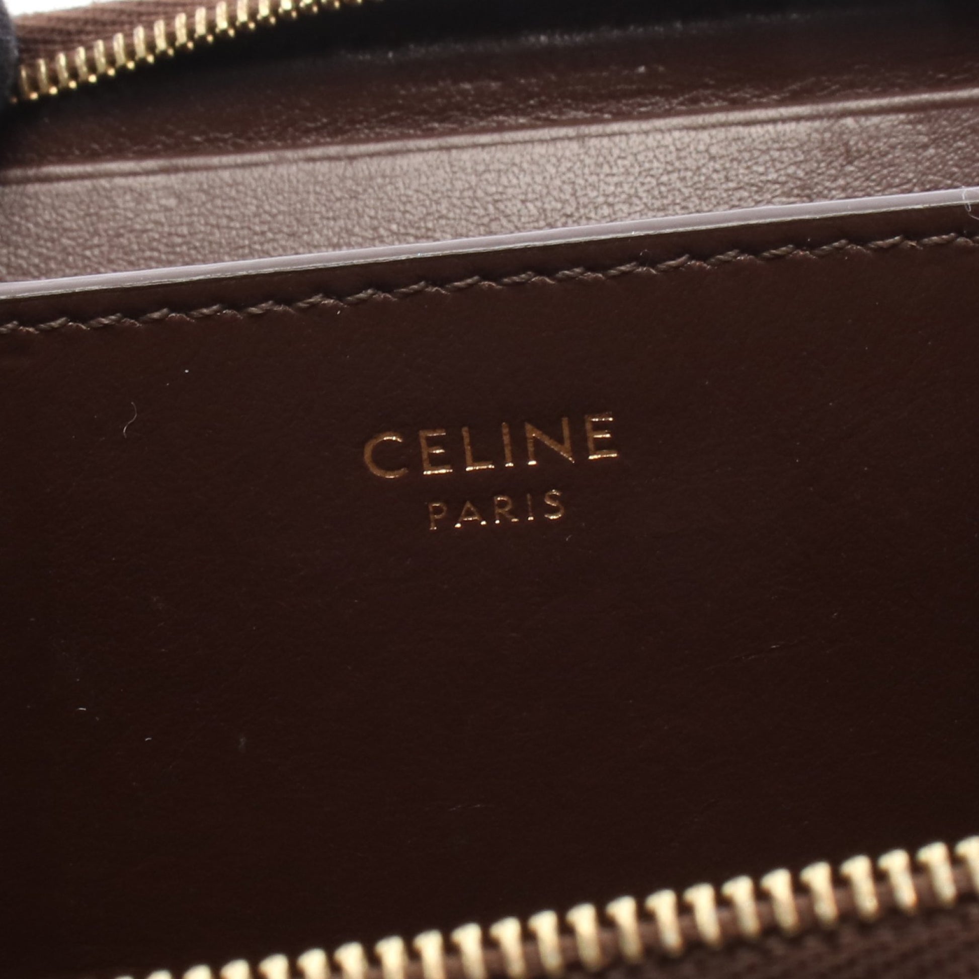 Cチャーム キルティング コインケース レザー ブラウン セリーヌ 財布・小物 CELINE