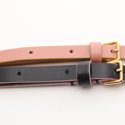 MUSEO ミュゼオ ハンドバッグ トートバッグ レザー ライトピンク オレンジ ブラック 2WAY マルニ バッグ MARNI