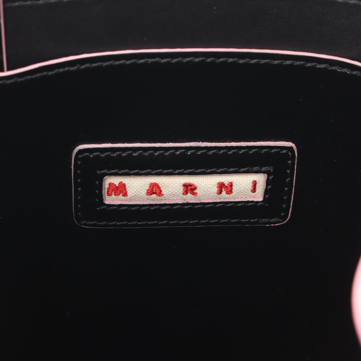 MUSEO ミュゼオ ハンドバッグ トートバッグ レザー ライトピンク オレンジ ブラック 2WAY マルニ バッグ MARNI