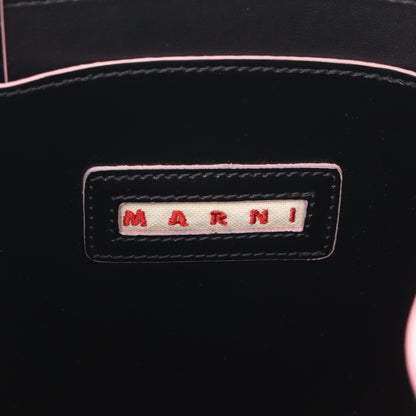 MUSEO ミュゼオ ハンドバッグ トートバッグ レザー ライトピンク オレンジ ブラック 2WAY マルニ バッグ MARNI