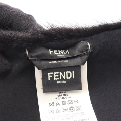 ティペット マフラー ミンクファー ブラック フェンディ 財布・小物 FENDI