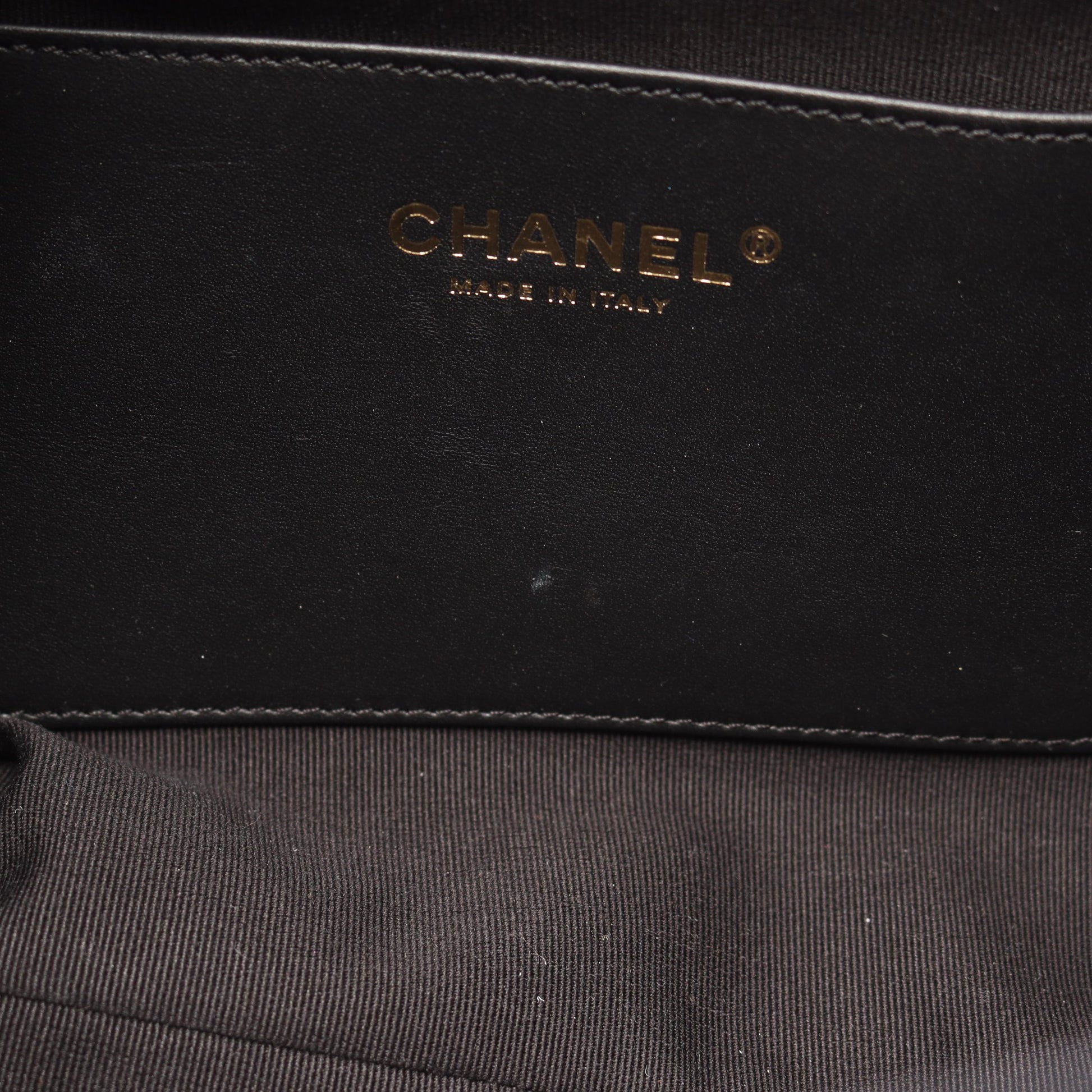 マトラッセ スモール ショッピングバッグ チェーンショルダーバッグ ラムスキン ブラック ゴールド金具 シャネル バッグ CHANEL