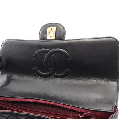マトラッセ 親子バッグ ハンドバッグ ラムスキン ブラック ゴールド金具 シャネル バッグ CHANEL