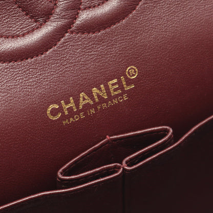 マトラッセ Wフラップ Wチェーンショルダーバッグ ラムスキン ブラック ゴールド金具 シャネル バッグ CHANEL