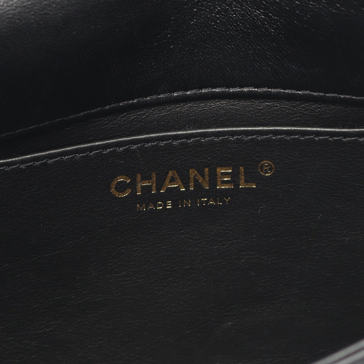 マトラッセ チェーンショルダーバッグ ラムスキン ブラック ゴールド金具 シャネル バッグ CHANEL