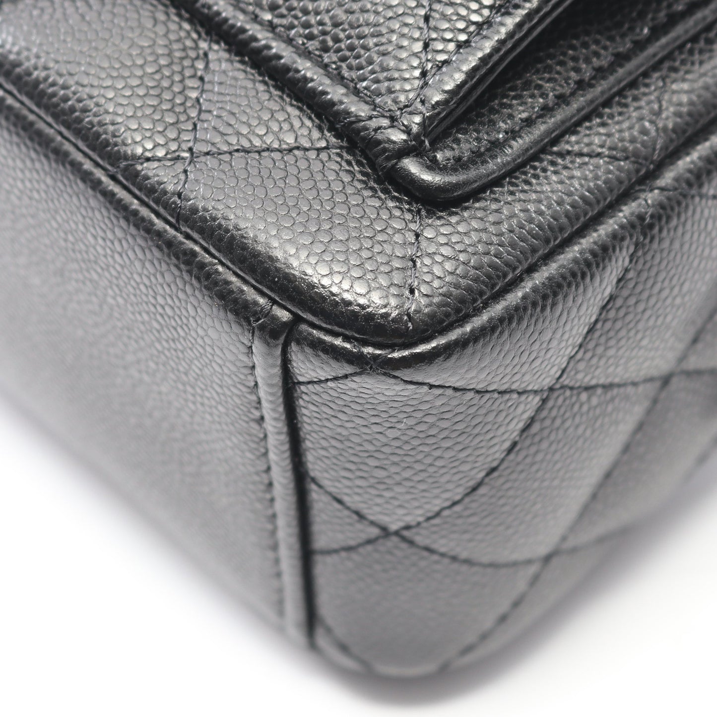 マトラッセ ミニリュック キャビアスキン ブラック ゴールド金具 シャネル バッグ CHANEL