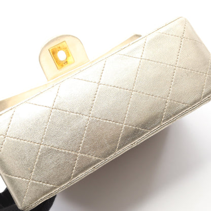 ミニマトラッセ チェーンショルダーバッグ ラムスキン シャンパンゴールド ゴールド金具 シャネル バッグ CHANEL