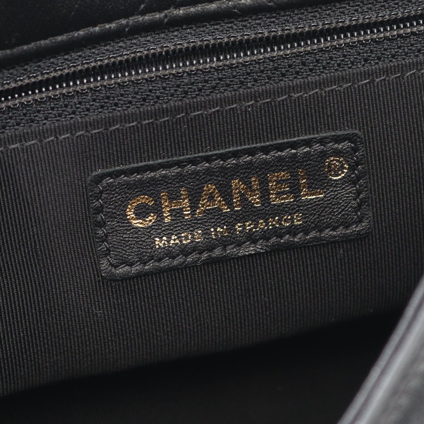 マトラッセ フェイクパール チェーンショルダーバッグ ラムスキン ブラック ゴールド金具 シャネル バッグ CHANEL