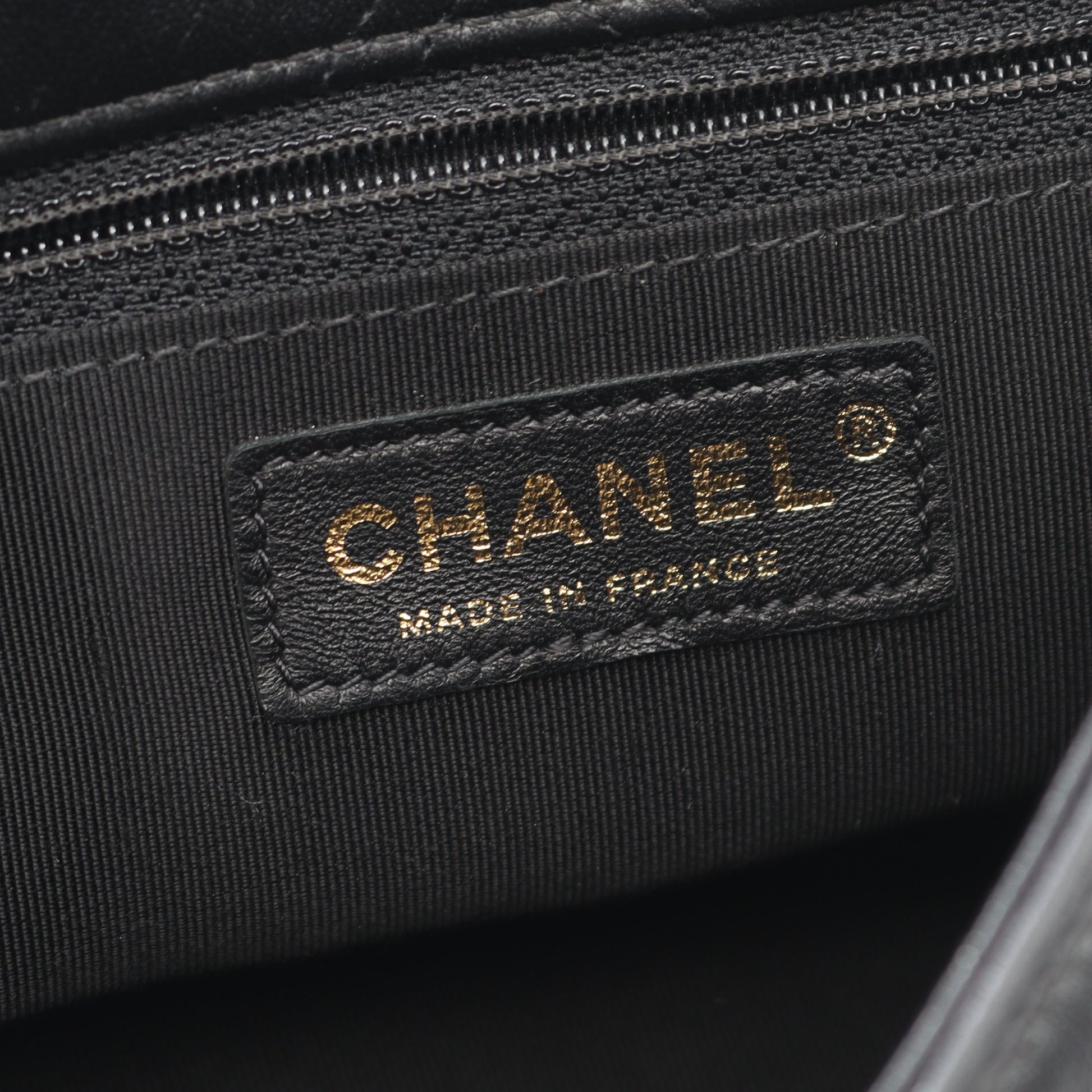 マトラッセ フェイクパール チェーンショルダーバッグ ラムスキン ブラック ゴールド金具 シャネル バッグ CHANEL