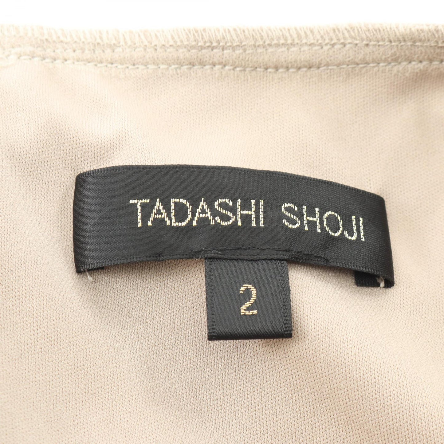 総レース ノースリーブ ワンピース コットン ベージュ タダシショージ ワンピース TADASHI SHOJI