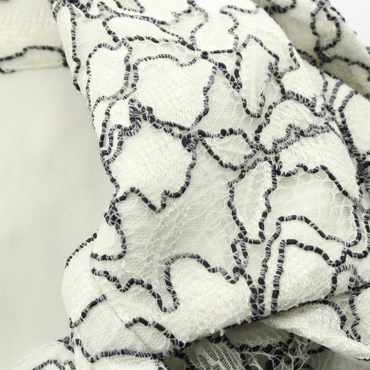 総レース ノースリーブ ワンピース レーヨン ホワイト ブラック タダシショージ ワンピース TADASHI SHOJI