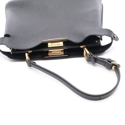 ピーカブー ソフト ミディアム ハンドバッグ レザー ブラック フェンディ バッグ FENDI