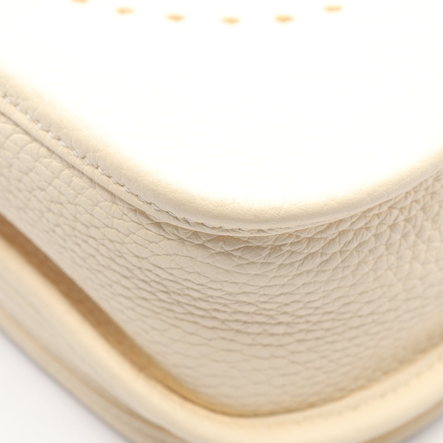 エヴリン 3 トロワ PM ナタ ショルダーバッグ トリヨンクレマンス アイボリー ゴールド金具 Z刻印 エルメス バッグ HERMES